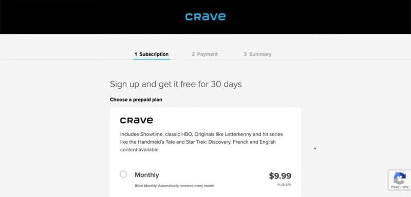 Crave Free Trial